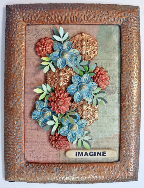 Use thrifted or craft store jewelry and an old frame to create gorgeous 3D floral artwork with InstaMold and PermaStone!  This beginner casting project is a great way to experience molding and mold-making with gorgeous results!